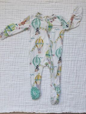 Posh Peanut Balloon Wonder Footie Zippered One Piece